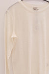 BASERANGE round neck long sleeve T-shirt soft skin-friendly comfortable France BAS-TOSLS-JL-SU25-EDRU